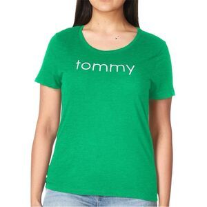 Tommy Hilfiger Bright Green Short Sleeve Tee L